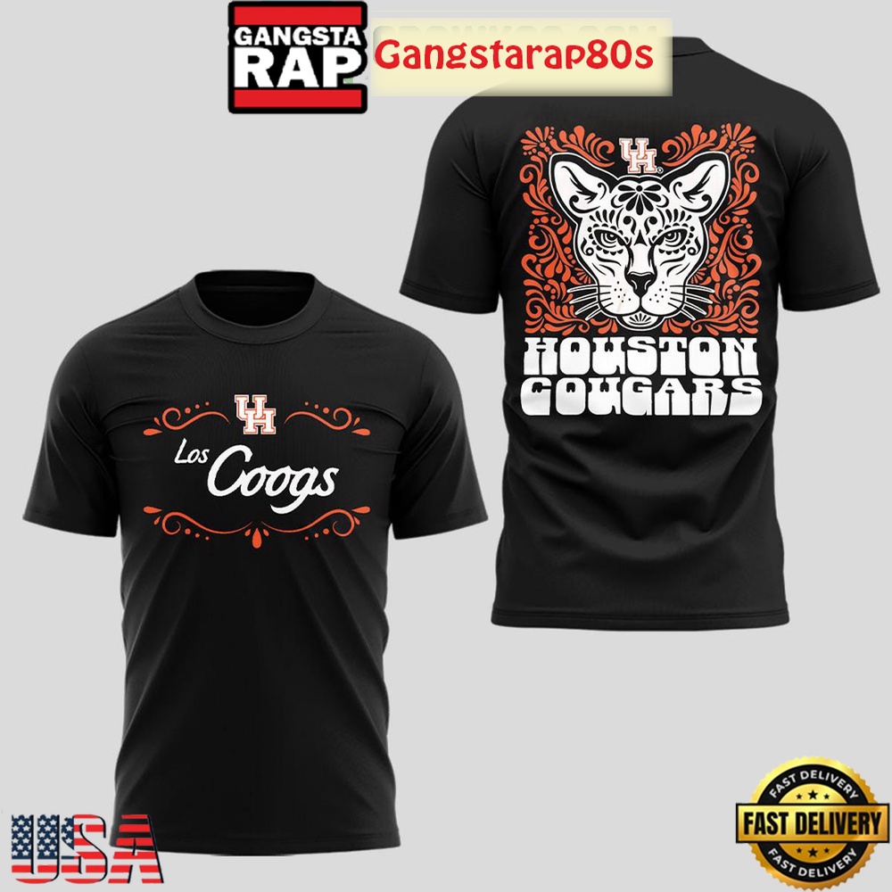 Houston Cougars Hispanic Heritage Night All Over Print Hoodie