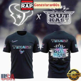 Houston Texans x Outkast Galaxy Signature 2025 Unisex 3D Shirt