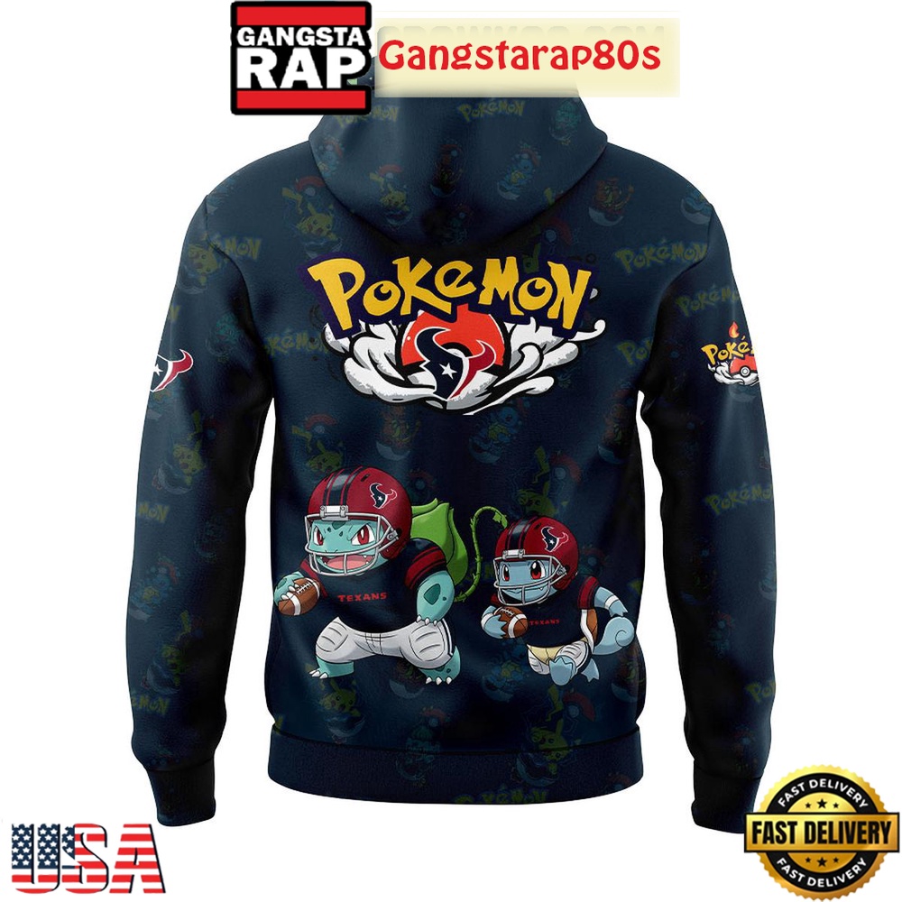 Houston Texans x Pokemon Go 2025 Unisex 3D Hoodie Houston Texans x Pokemon Go 2025 Unisex 3D Hoodie