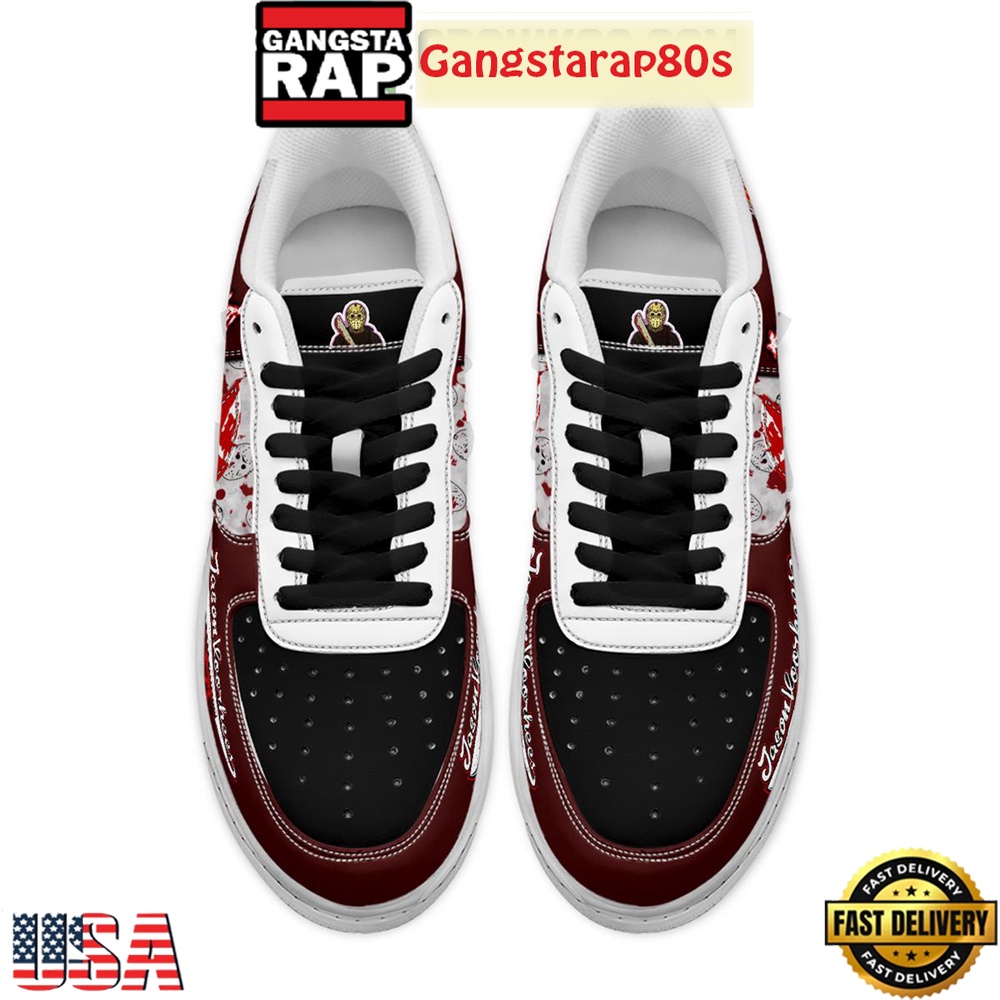 Jason Voorhees Killin' It Air Force 1 Shoes Running Sneakers Jason Voorhees Killin' It Air Force 1 Shoes Running Sneakers