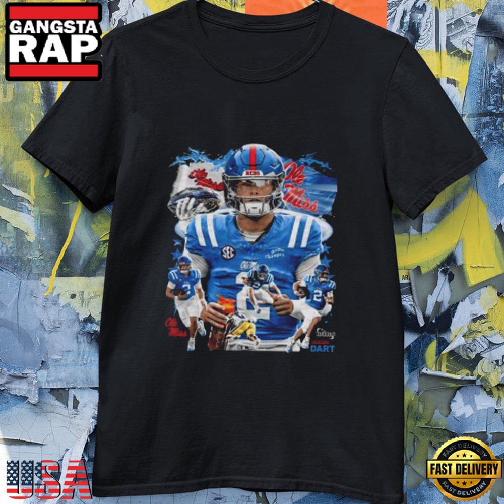 Jaxson Dart #6 Black Unisex T Shirt