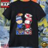 Kansas City Jayhawk x Kansas City Chiefs x Peanuts T Shirt