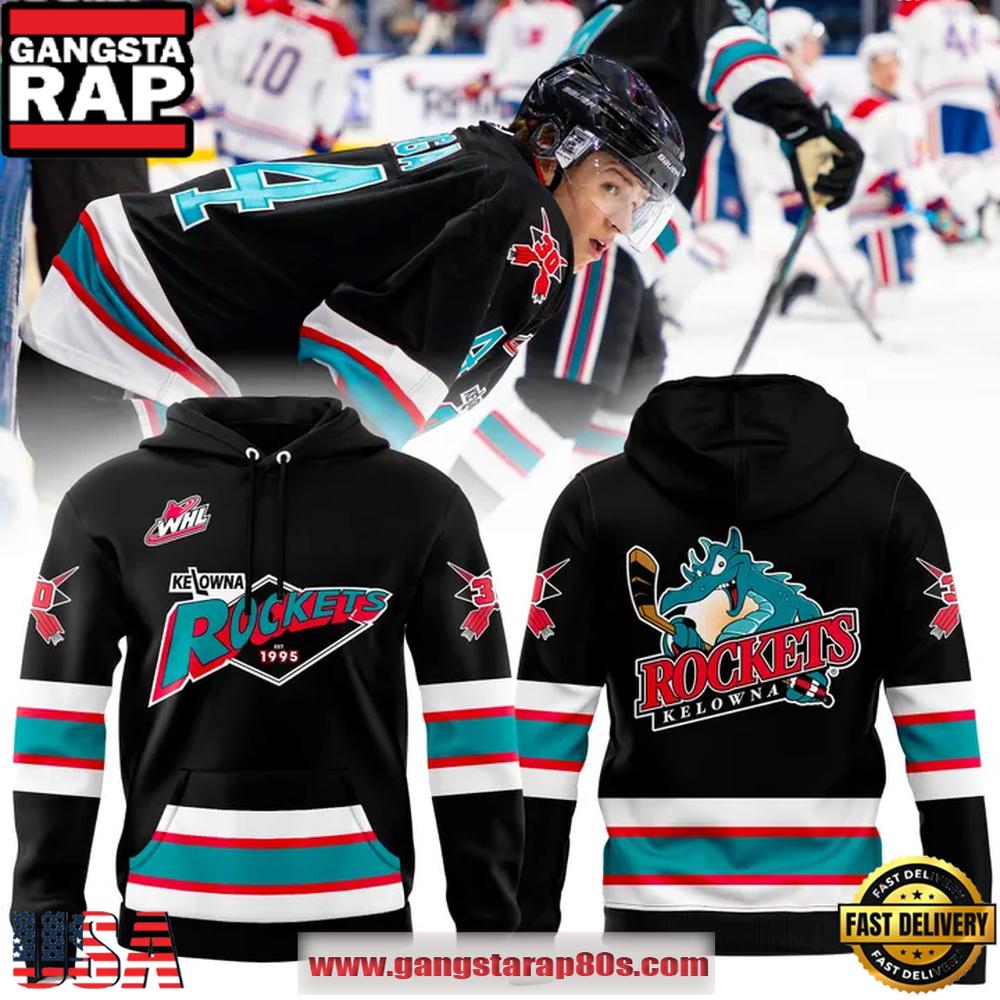 Kelowna Rockets 30th Anniversary 1995-2025 Hoodie