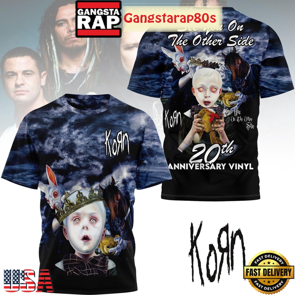 Korn See You On The Other Side 20th Anniversary Vinyl Special Edition T Shirt Korn See You On The Other Side 20th Anniversary Vinyl Special Edition T Shirt