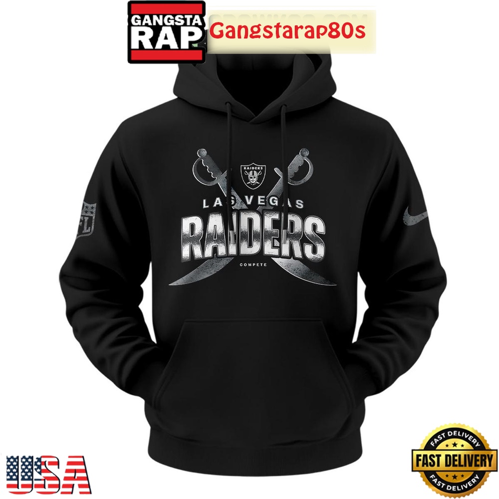 Las Vegas Raiders Head To New England Unisex 3D Hoodie