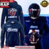 Liberty Flames Football Navy Uniform Hoodie Shirt 6 Liberty Flames Football Navy Uniform Hoodie Shirt