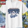 Los Angeles Dodgers 2025 NLCS Champions White Shirt