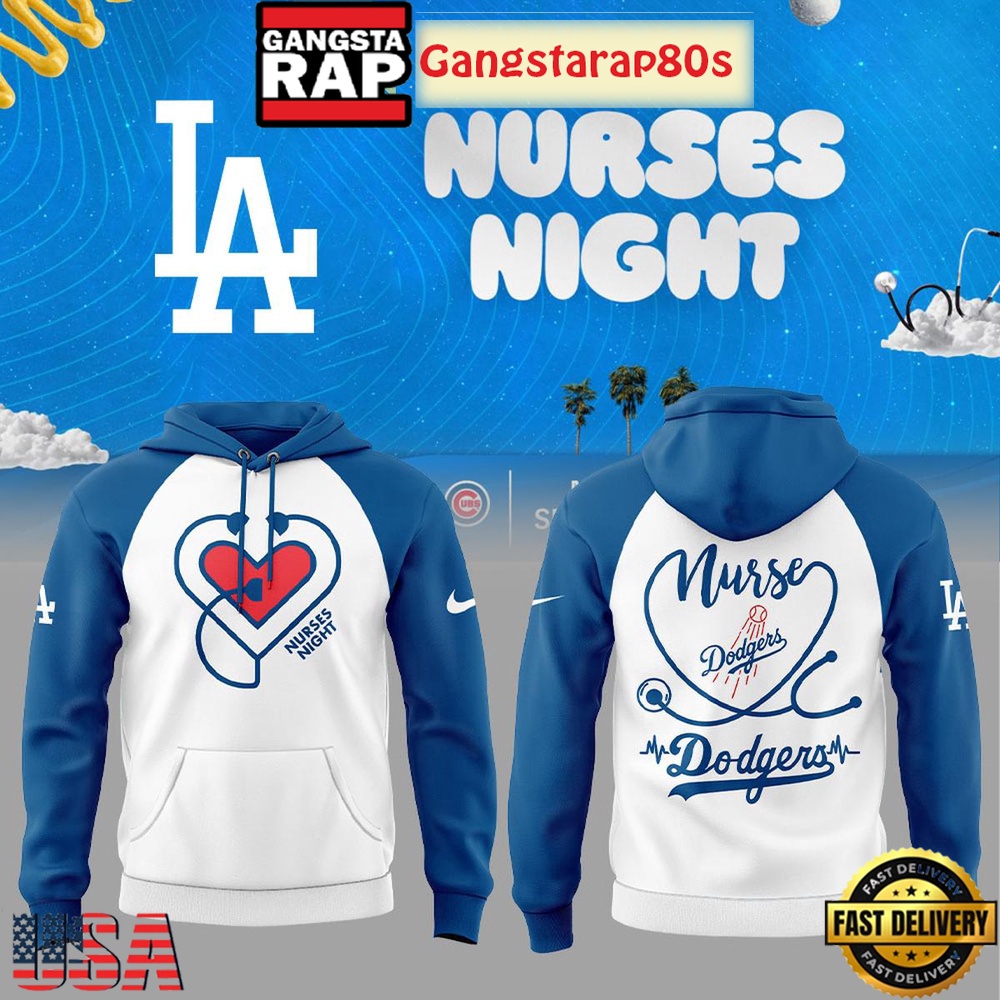 Los Angeles Dodgers Nurses Night 2025 All Over Print Hoodie