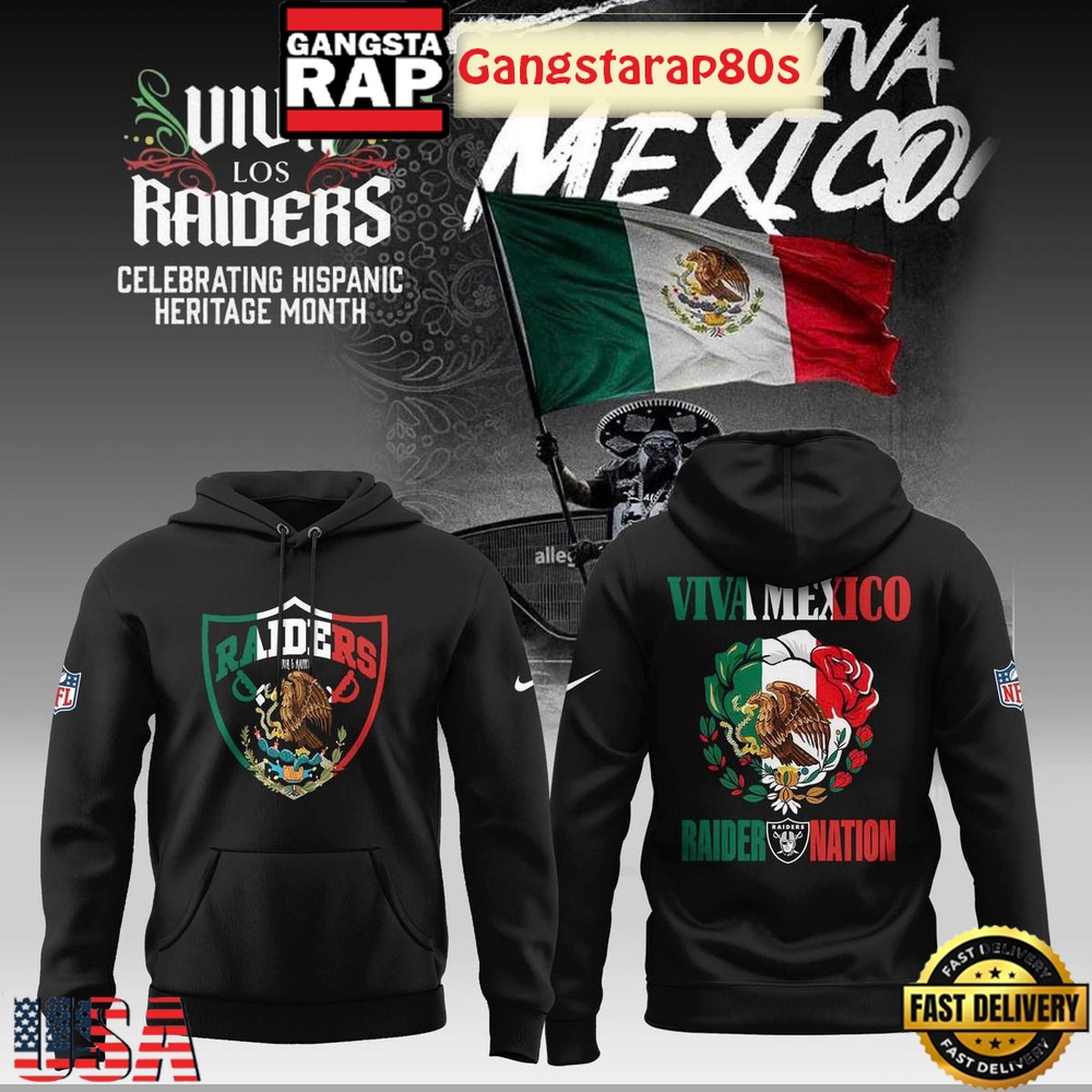 Mexican Pride x Raider Nation Unisex 3D Hoodie
