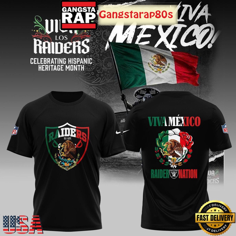 Mexican Pride x Raider Nation Unisex 3D Hoodie