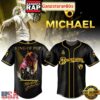 Milwaukee Brewers x Michael Jackson King Of Pop Baseball Jersey 6 Milwaukee Brewers x Michael Jackson King Of Pop Baseball Jersey