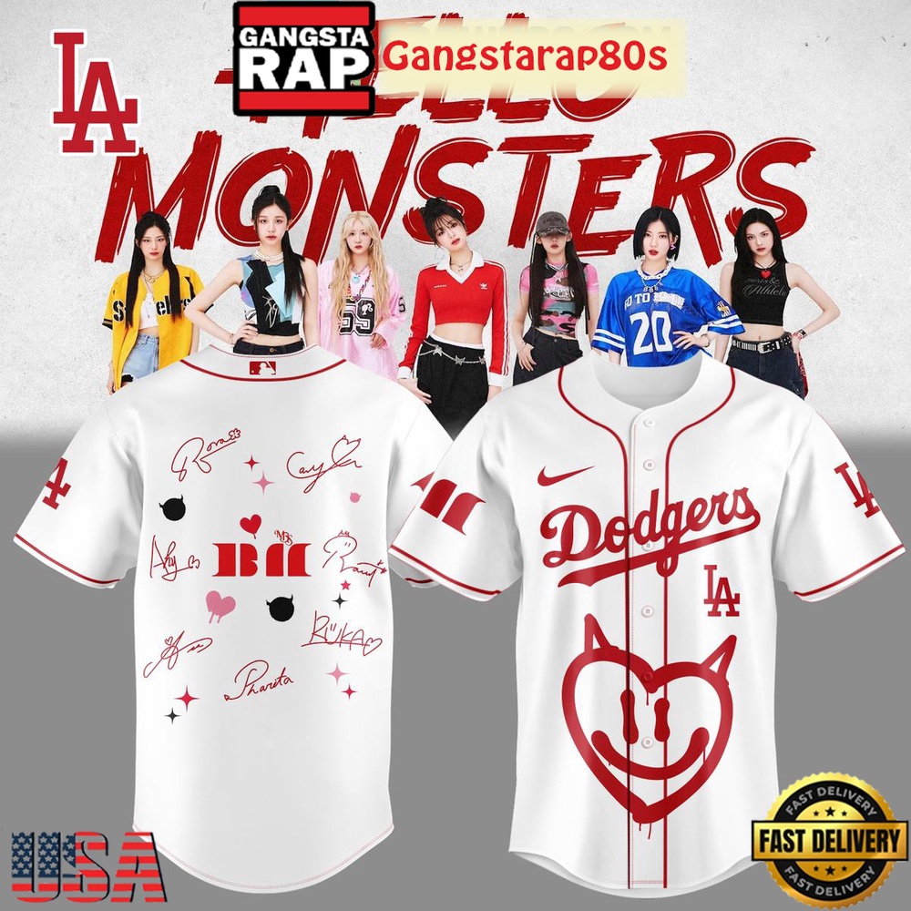 MLB All Team x Babymonster Tour 2025 Baseball Jersey Shirt