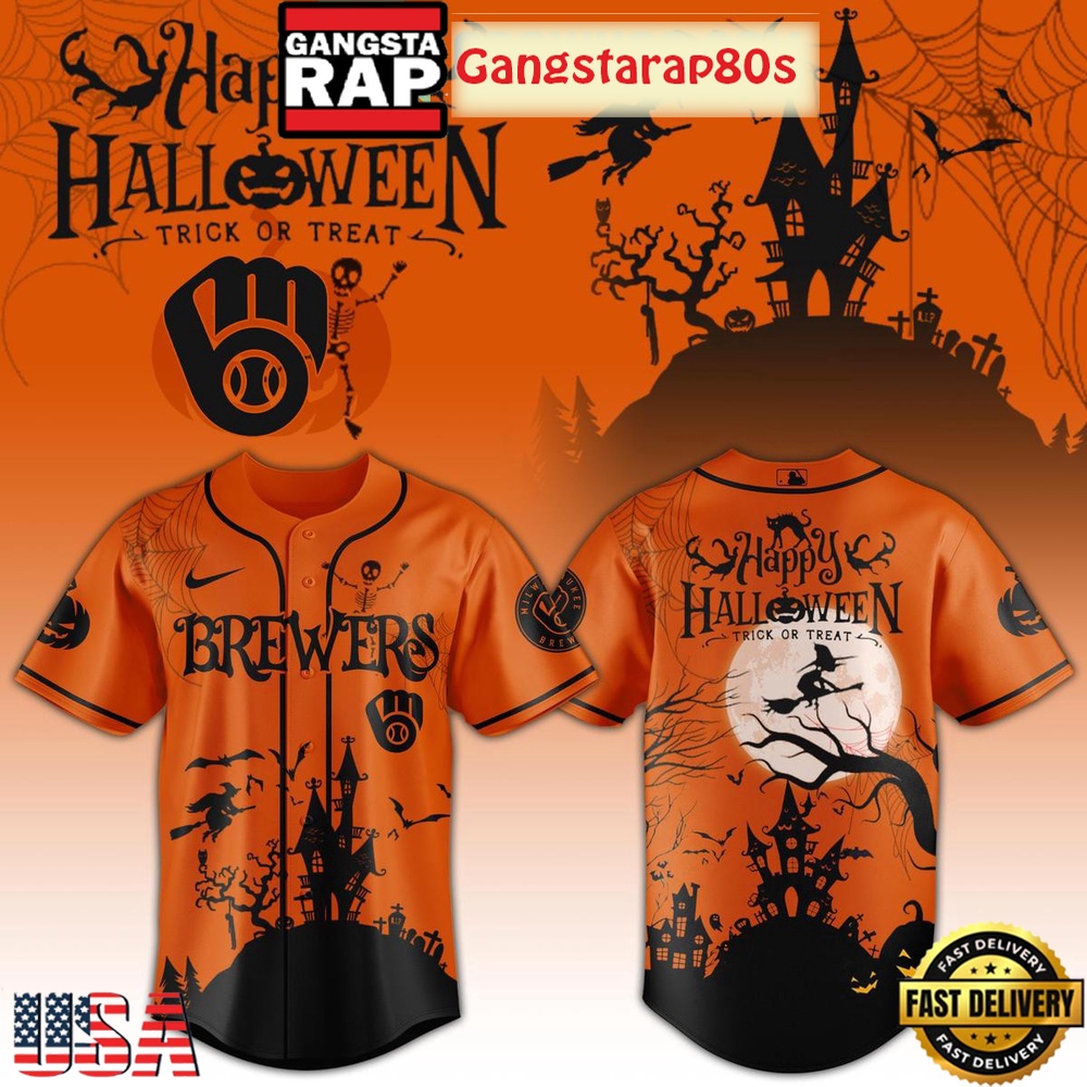 MLB All Team x Happy Halloween Trick Or Treat 2025 Baseball Jersey MLB All Team x Happy Halloween Trick Or Treat 2025 Baseball Jersey