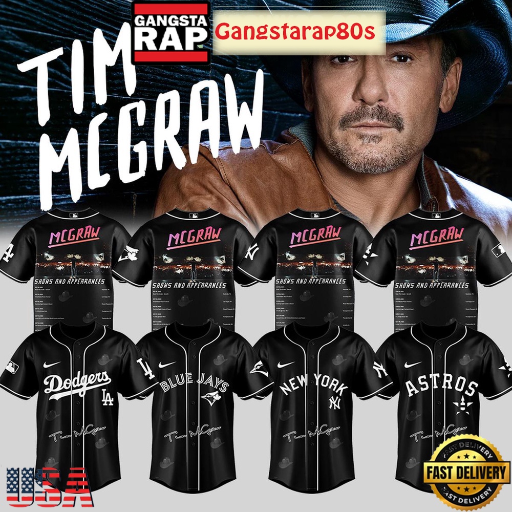 MLB All Team x Tim McGraw 2025 Baseball Jersey