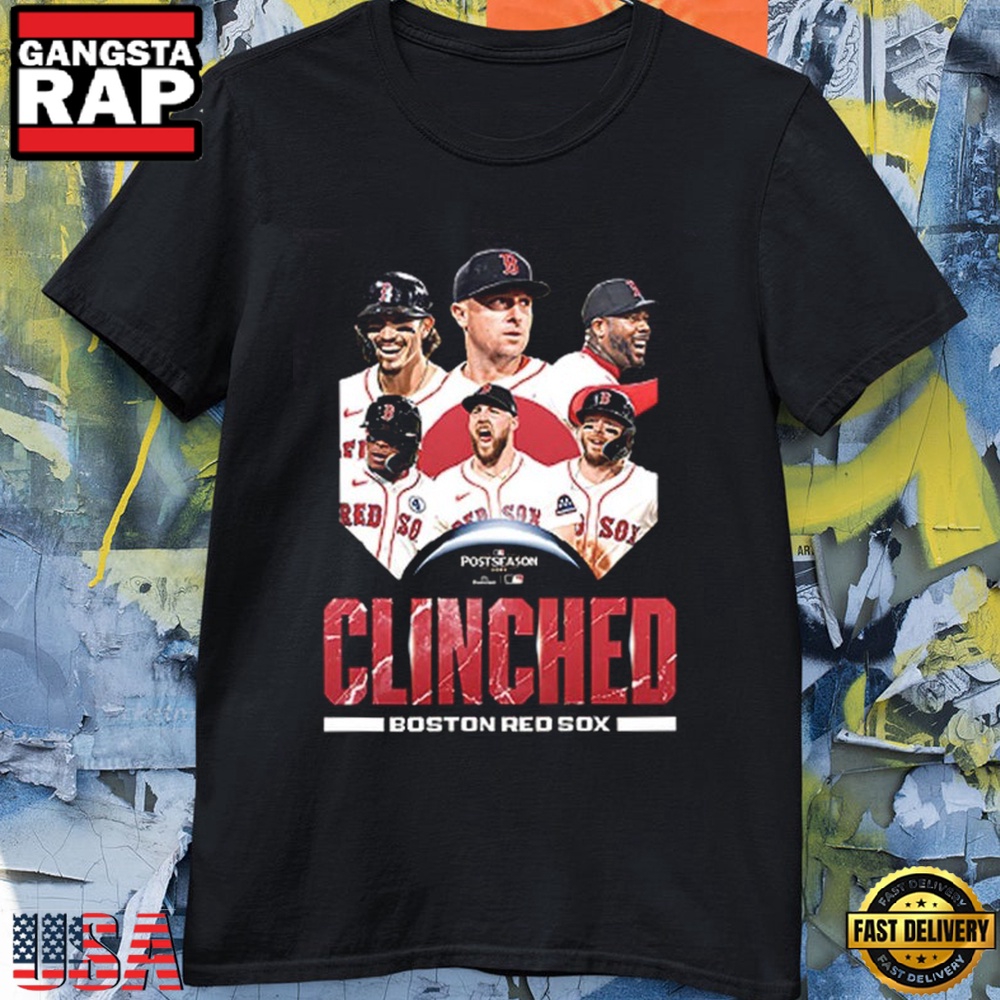 MLB Boston Red Sox Postseason Clinched 2025 T Shirt