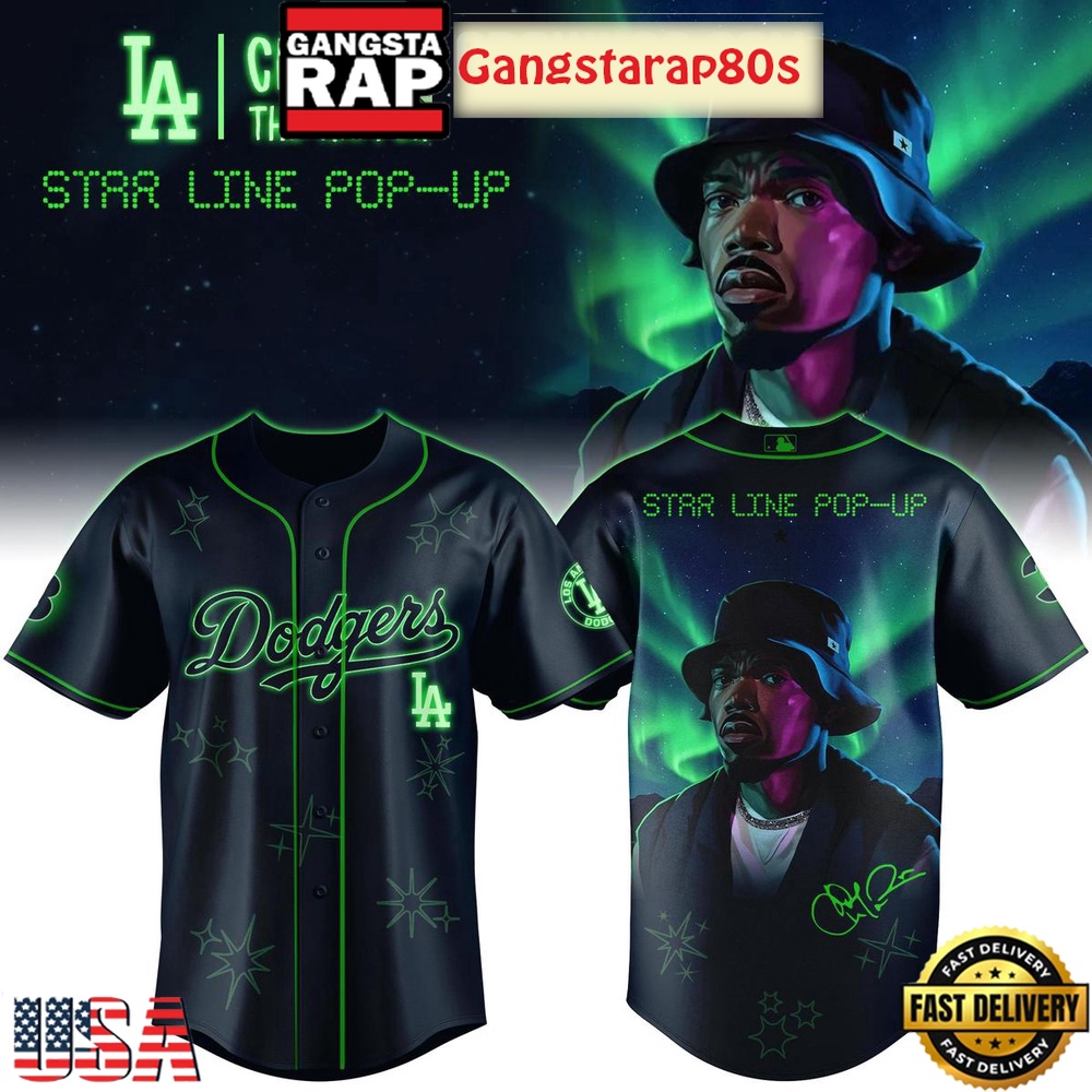 MLB Custom Team x Chance The Rapper Star Line Pop Up 2025 Baseball Jersey Shirt MLB Custom Team x Chance The Rapper Star Line Pop Up 2025 Baseball Jersey Shirt