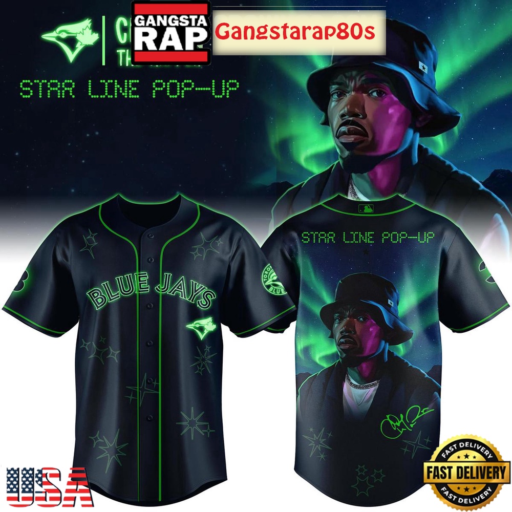 MLB Custom Team x Chance The Rapper Star Line Pop Up 2025 Baseball Jersey Shirt MLB Custom Team x Chance The Rapper Star Line Pop Up 2025 Baseball Jersey Shirt