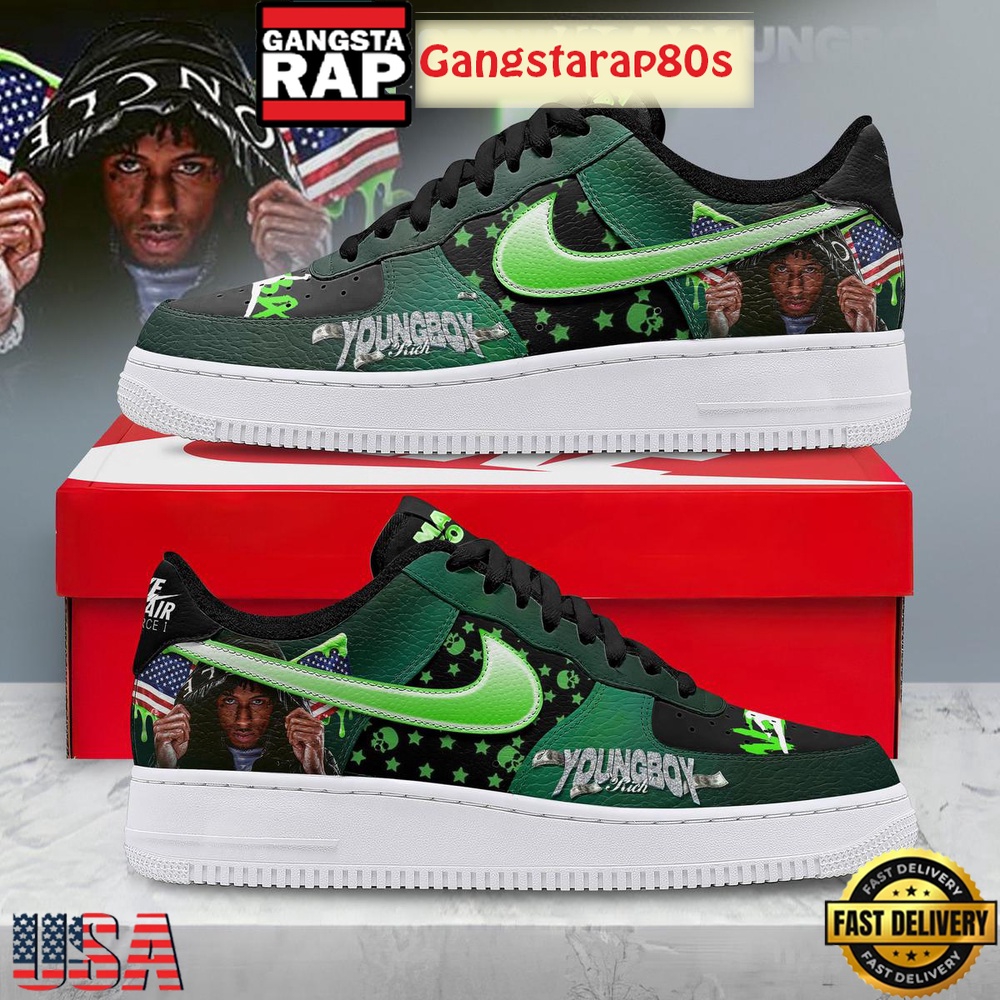 NBA Youngboy Masa Tour 2025 Air Force 1 Shoes Running Sneakers NBA Youngboy Masa Tour 2025 Air Force 1 Shoes Running Sneakers