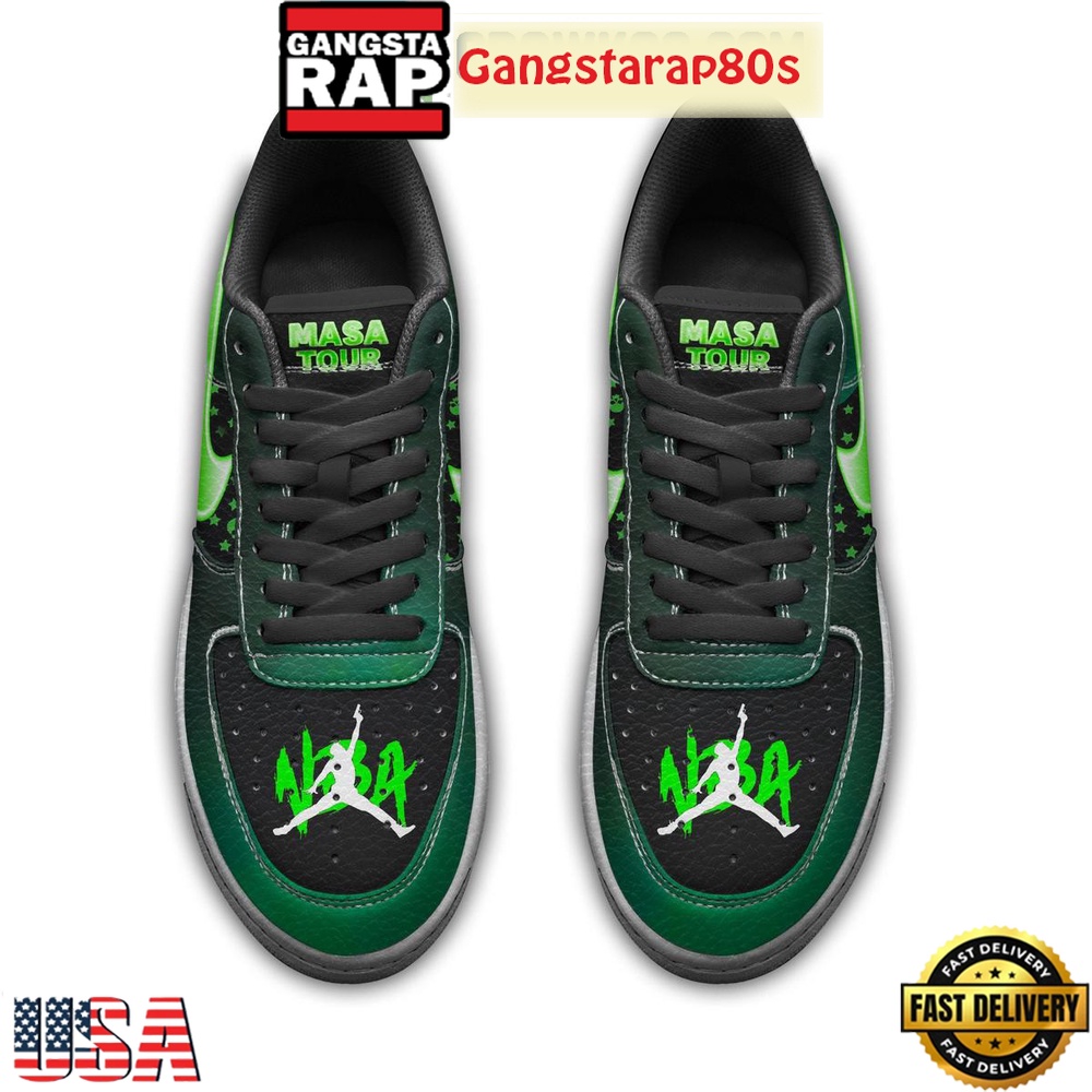 NBA Youngboy Masa Tour 2025 Air Force 1 Shoes Running Sneakers NBA Youngboy Masa Tour 2025 Air Force 1 Shoes Running Sneakers