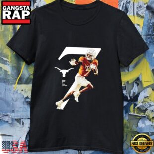 NCAA Isaiah Bond 7 Texas Longhorns 2025 Black Shirt