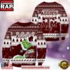 NCAA Texas AM Aggies x Grinch Christmas Ugly Sweater