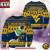 NCAA West Virginia Mountaineers x Grinch Christmas Ugly Sweater
