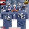 New England Patriots 2025 NFL Nike Rivalries We are all Patriots 3D Shirt
