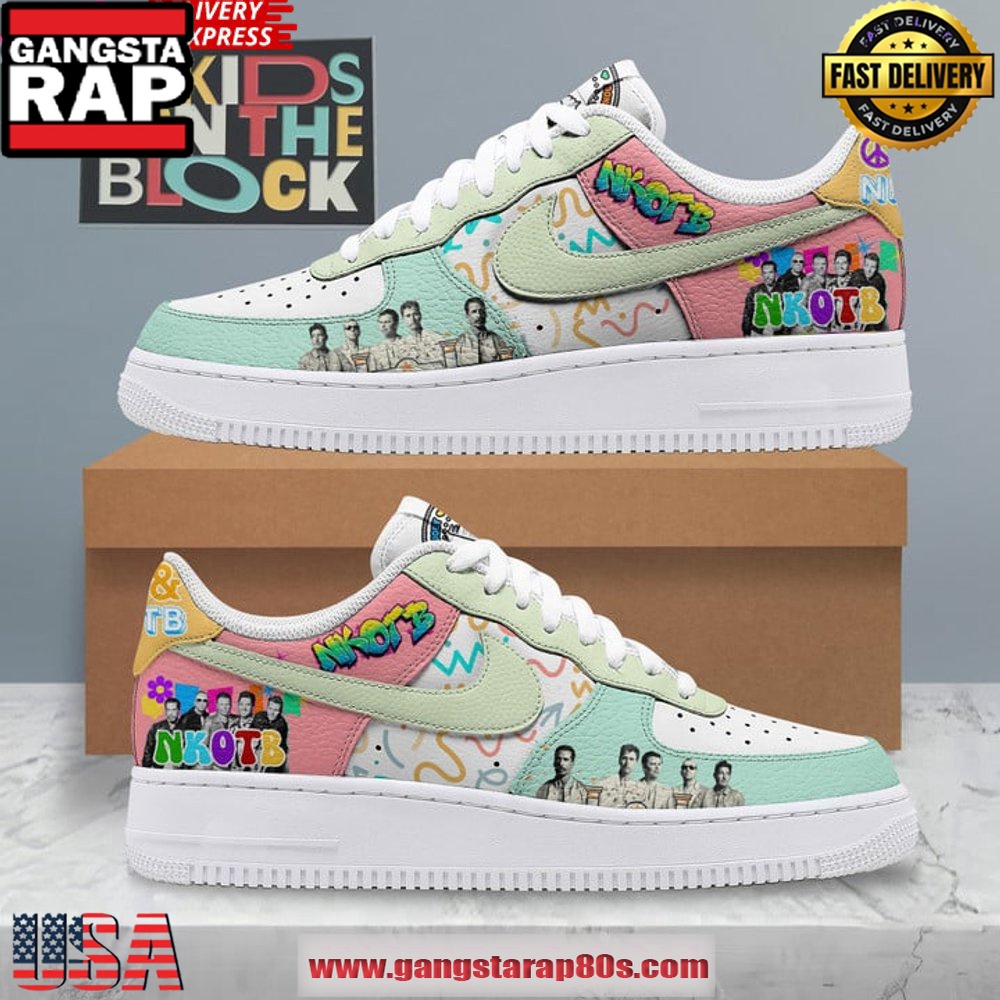 New Kids On The Block x Nike Special Edition Air Force 1 Sneakers Shoes
