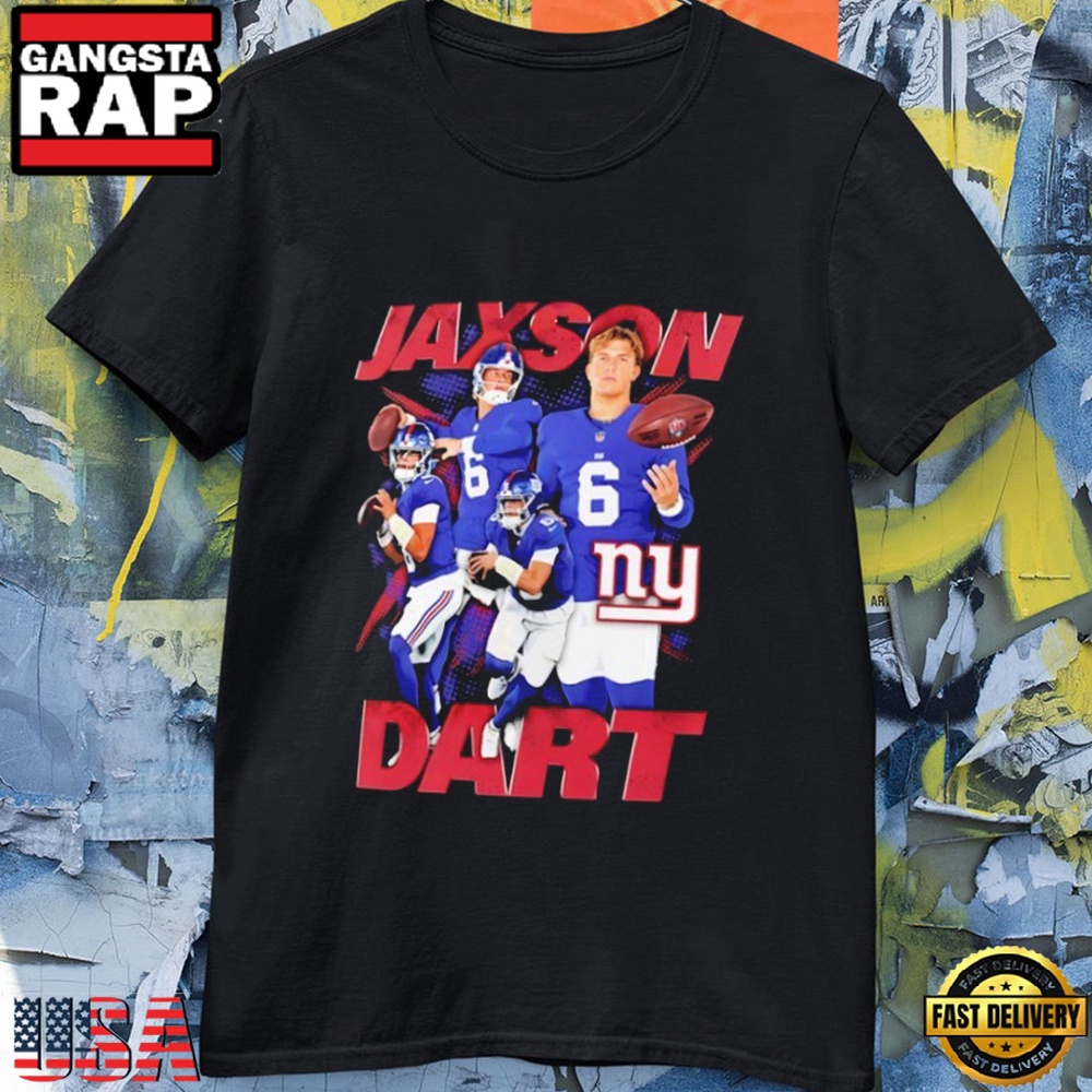 New York Giants Jaxson Dart Notorious Photo Unisex T Shirt