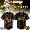 New York Yankees x Michael Jackson King Of Pop Baseball Jersey
