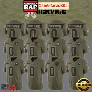 NFL All Team Salure To Service New Season Baseball Jersey Shirt