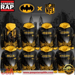 NFL All Team x Batman Halloween Special Edition Hoodie Shirt FootBall Fans