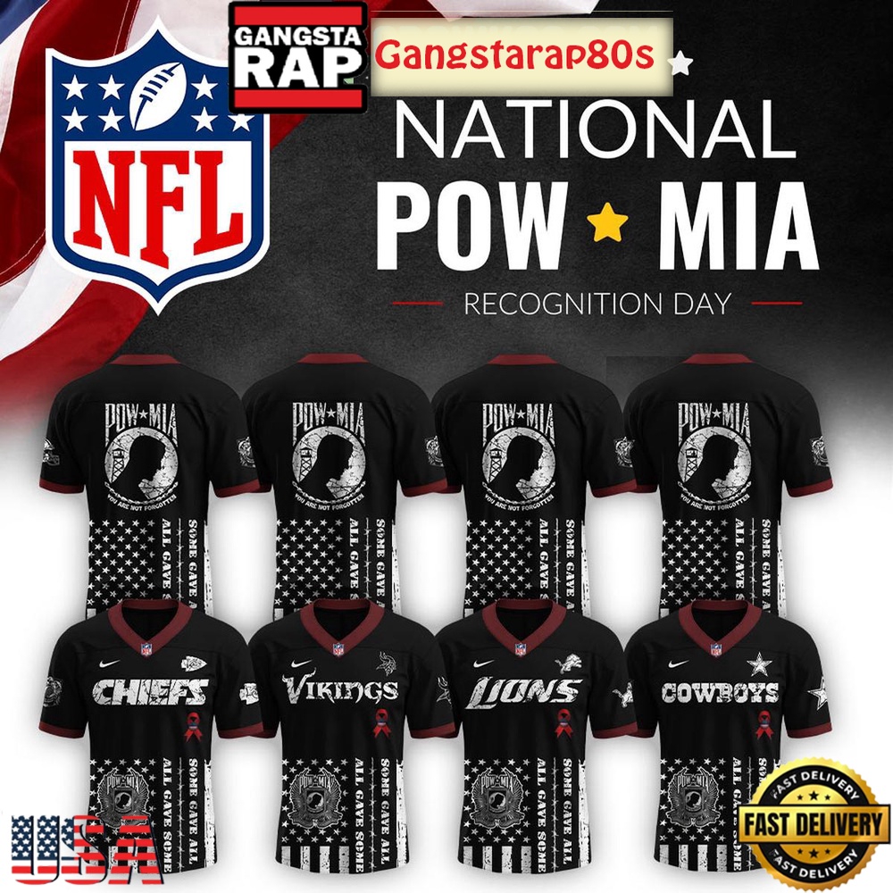 NFL All Team x National Pow Mia Recognition Day 2025 Football Jersey