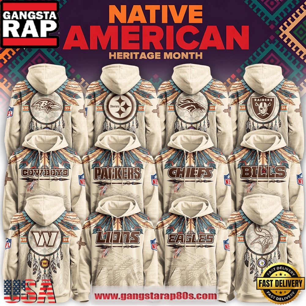 NFL All Team X Native American Heritage Month 2025 Special Edition Hoodie Shirt