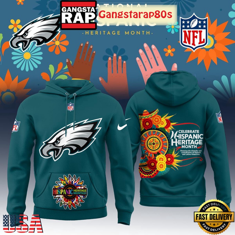 NFL Custom Team Celebration Hispanic And Latino Heritage Month Unisex 3D Hoodie NFL Custom Team Celebration Hispanic And Latino Heritage Month Unisex 3D Hoodie