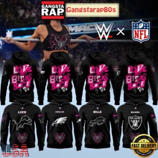 NFL Custom Team x AJ Lee Has Returned WWE Live Bites Back All Over Print Hoodie