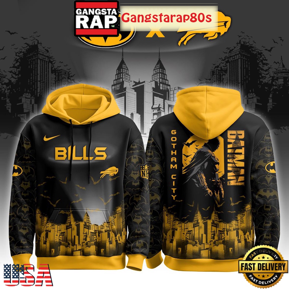 NFL Custom Team x DC Batman Unisex 3D Hoodie