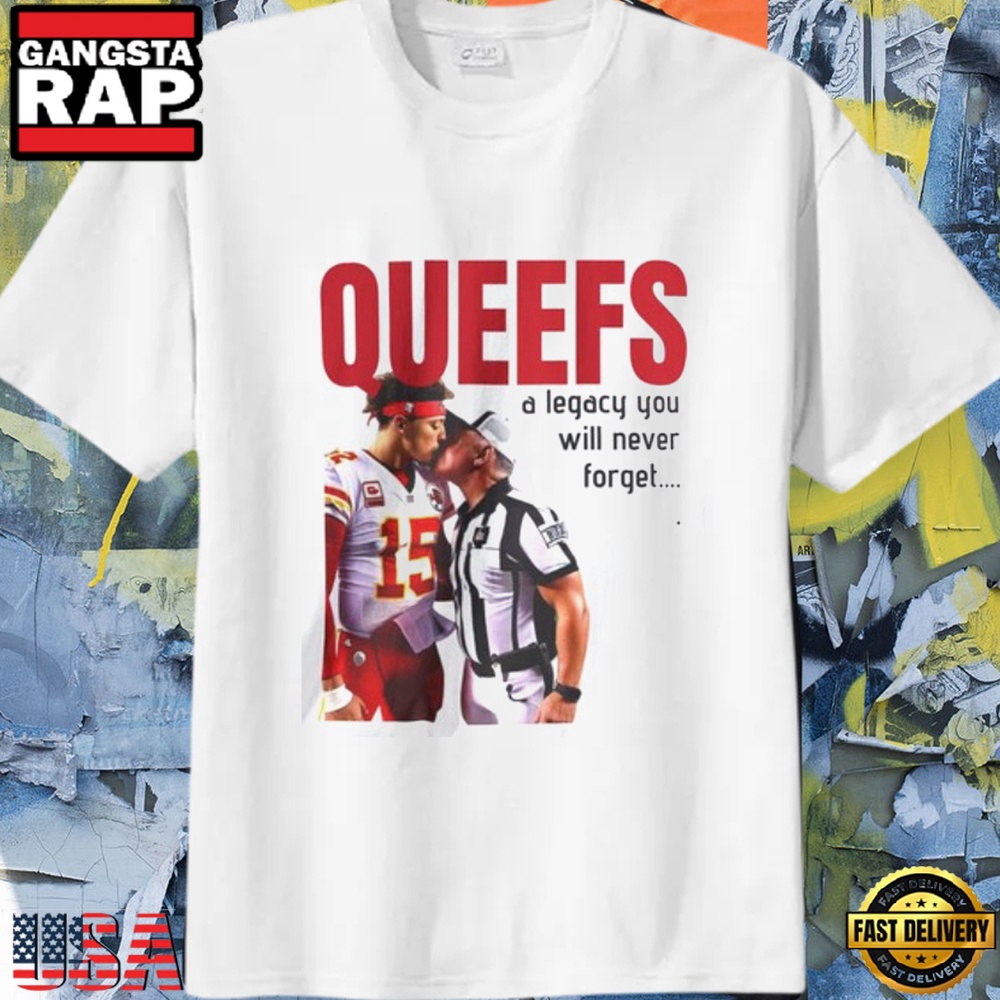 NFL Kansas City Chiefs Queefs Funny White Shirt