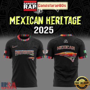 NFL New England Patriots Mexican Heritage 2025 Unisex 3D Shirt