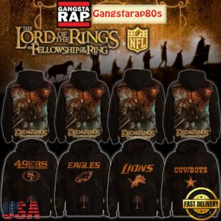 NLF All Team x The Lord Of The Rings 2025 All Over Print Hoodie
