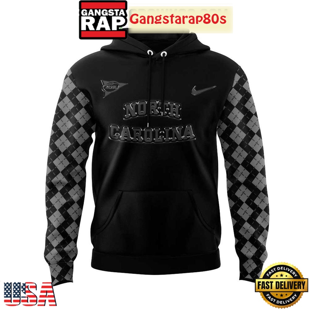 North Carolina Tar Heels Back In Black New Design Unisex Hoodie