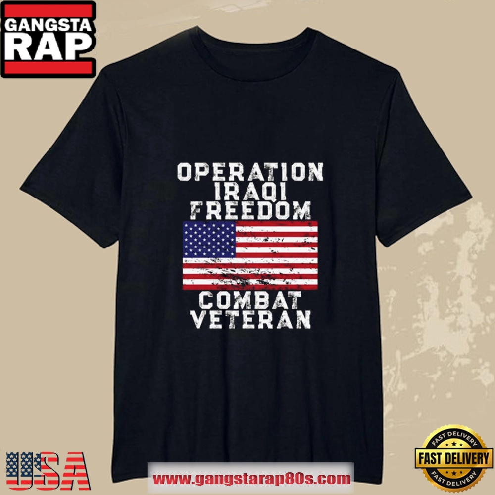 Operation Iraqi Freedom Combat Veteran T Shirt Operation Iraqi Freedom Combat Veteran T Shirt