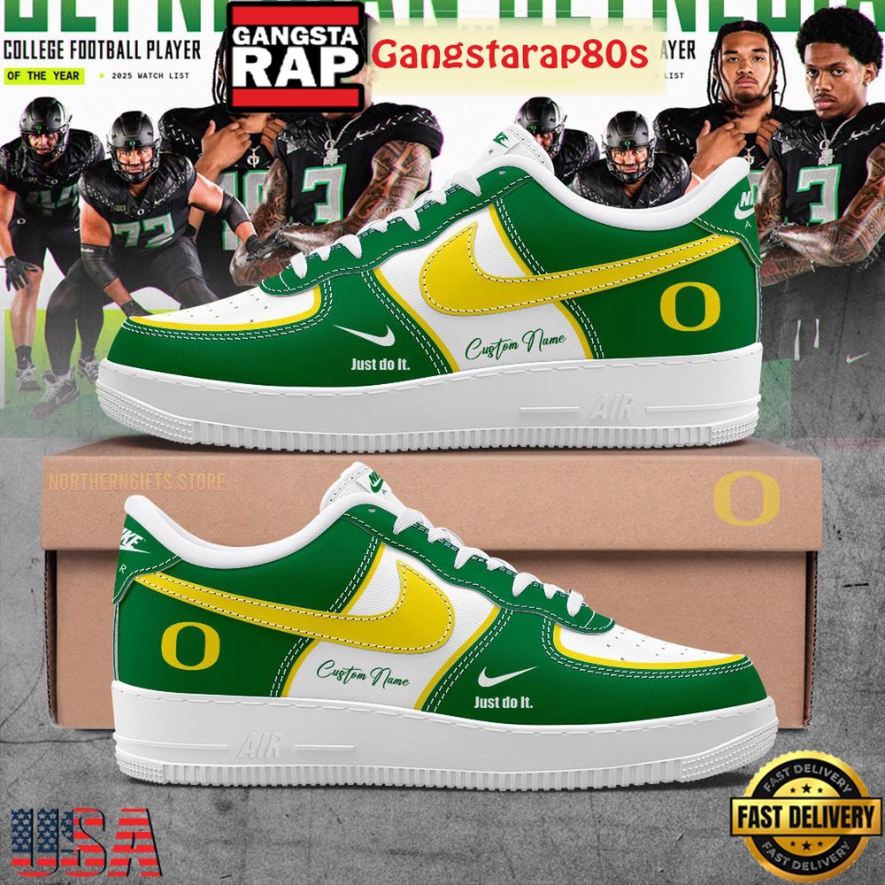 Oregon Ducks Welcome The New Season 2025 Custom Air Force 1 Shoes Running Sneakers Oregon Ducks Welcome The New Season 2025 Custom Air Force 1 Shoes Running Sneakers