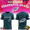 Philadelphia Eagles Celebration Grateful Dead 60 Years Night Unisex 3D Shirt 2 Philadelphia Eagles Celebration Grateful Dead 60 Years Night Unisex 3D Shirt