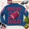 Philadelphia Eagles Pink Out Cancer Limited Edition Denim Jacket 3 Philadelphia Eagles Pink Out Cancer Limited Edition Denim Jacket