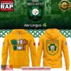 Pittsburgh Steelers 2025 Ireland Game Special Edition Yellow Hoodie Shirt