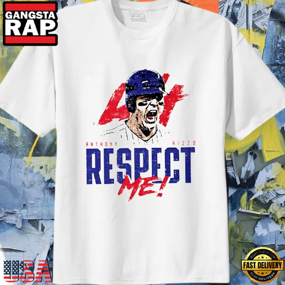 Respect Me Anthony Rizzo Chicago Cubs Baseball T Shirt
