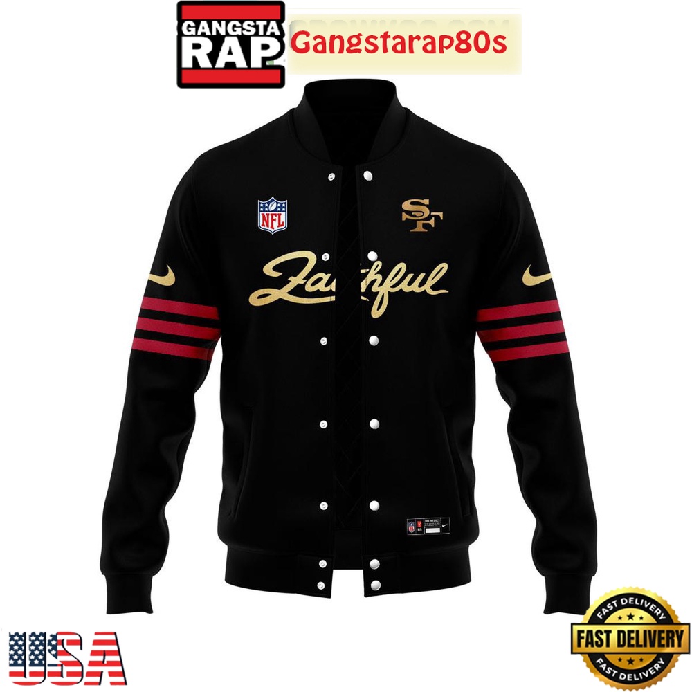 San Francisco 49ers New Rivalries Faithful Uniform 2025 Baseball Jacket