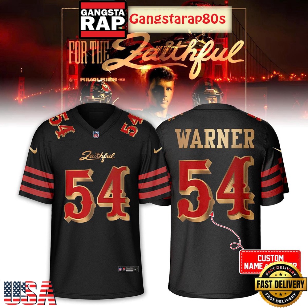 San Francisco 49ers Rivalries Faithful To The Bay Custom Football Jersey