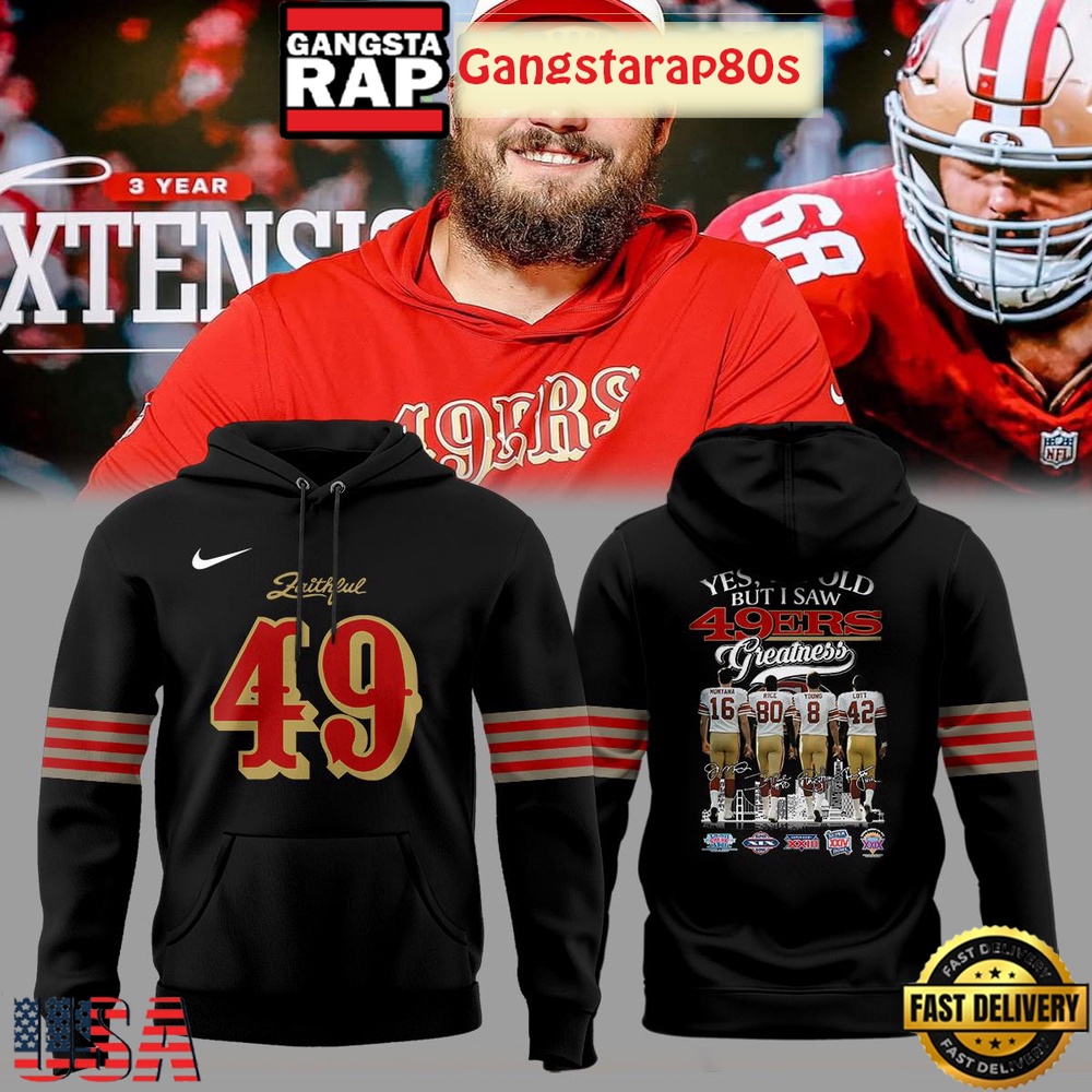 San Franciso 49ers For The Faithful NFL Fans New Design Unisex Hoodie